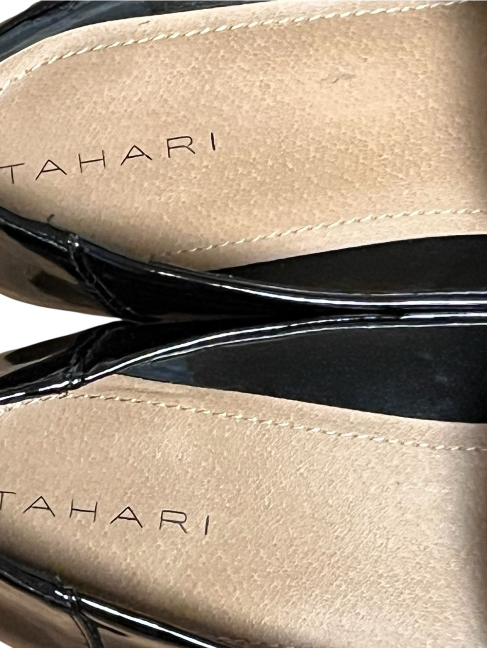 Tahari Patent Leather Lainey Penny Loafers Tassel — Size 8 - Picture 6 of 11
